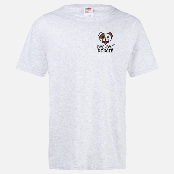BYE-BYE DOGGIE®: Men's 2-Sided Grey T-shirt