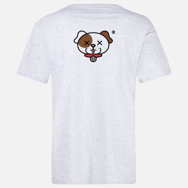 BYE-BYE DOGGIE®: Men's 2-Sided Grey T-shirt - Image 2